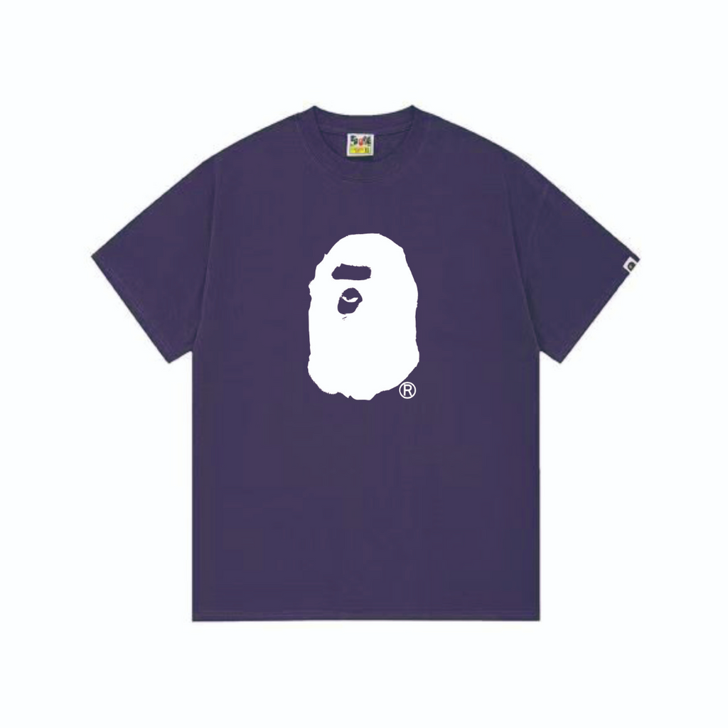 Bathing Shark and ape head print T-Shirt NextBlock