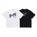 Bathing Shark and ape head print T Shirts NextBlock