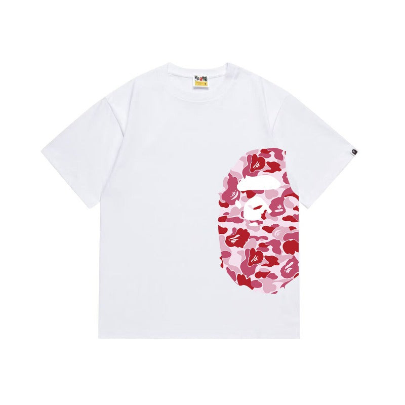 Bathing Shark and ape head print T Shirts NextBlock