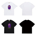 Bathing Shark and ape head print T Shirts NextBlock