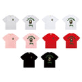 Bathing Shark and ape head print T-Shirt NextBlock