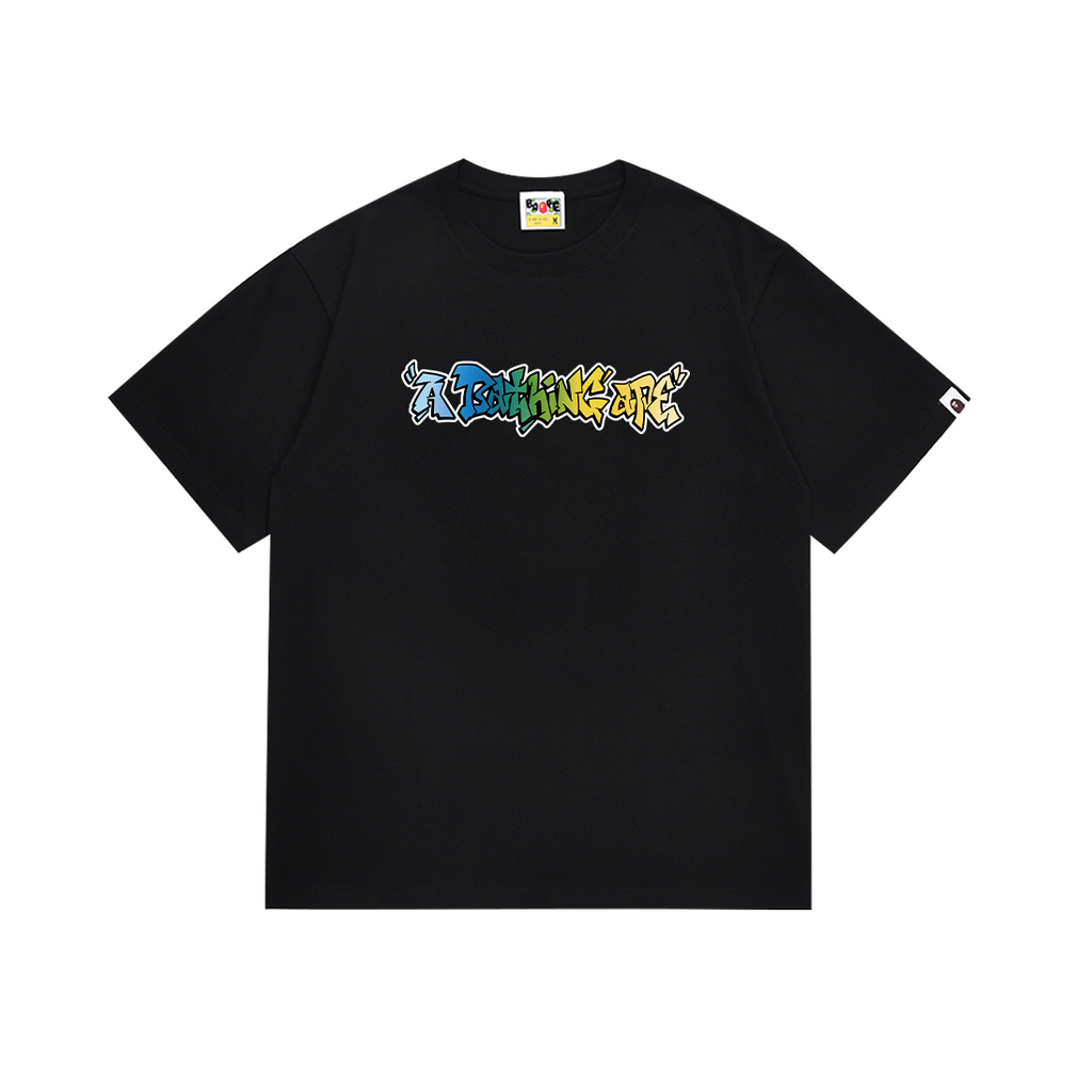 Bathing Shark and ape head print T Shirts NextBlock