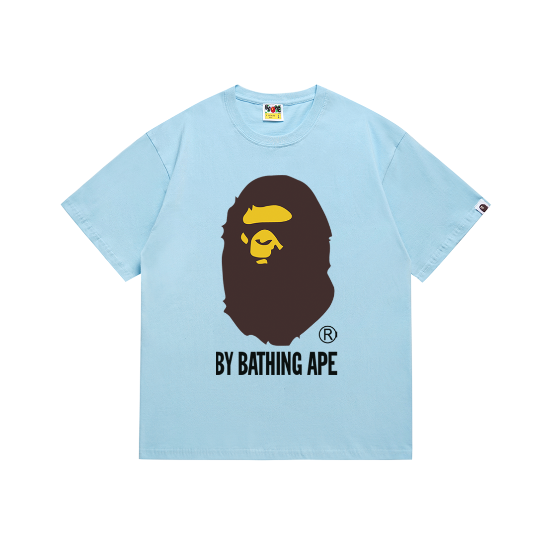 Bathing Shark and ape head print T Shirts NextBlock