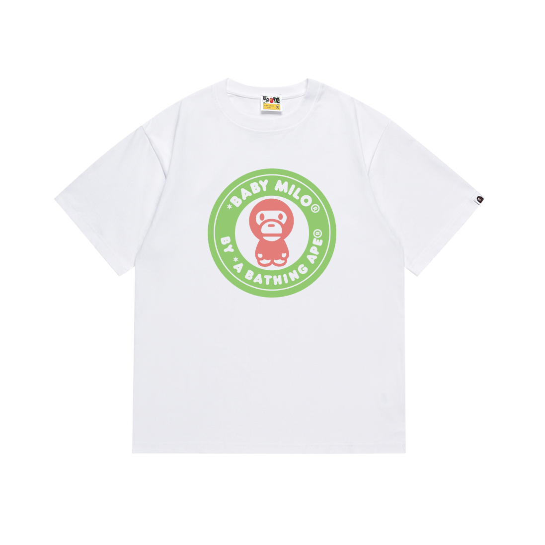 Bathing Shark and ape head print T Shirts NextBlock