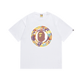 Bathing Shark and ape head print T-Shirt NextBlock