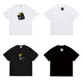 Bathing Shark and ape head print T Shirts NextBlock