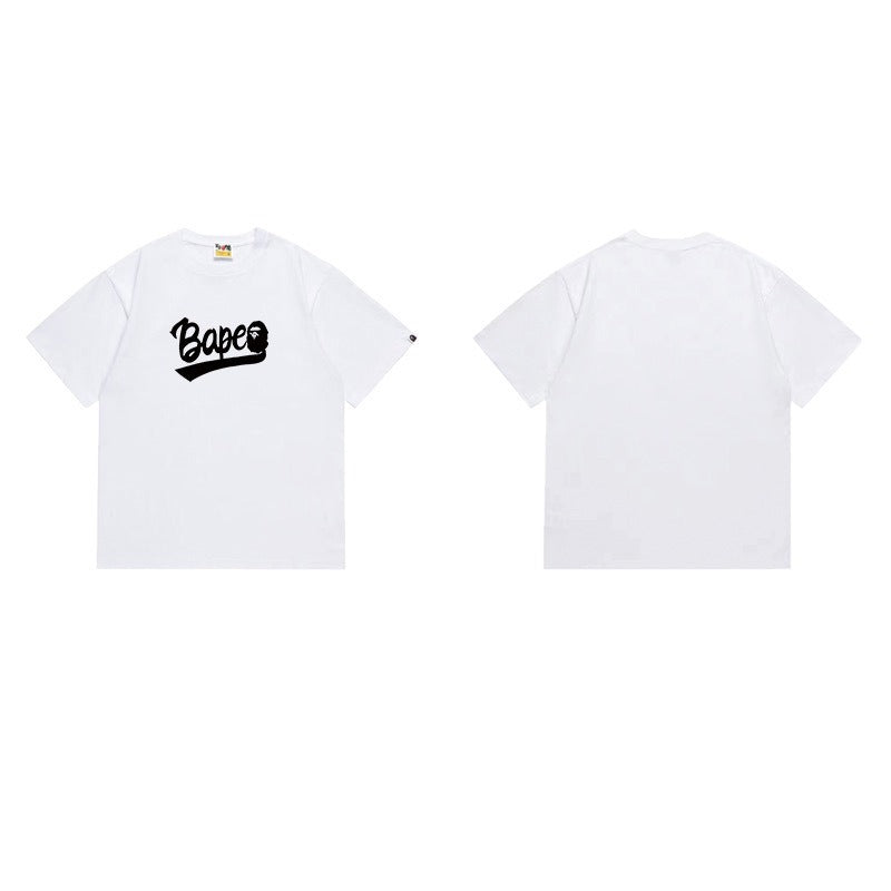 Bathing Shark and ape head print T Shirts NextBlock