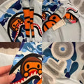 Bathing Shark and ape head print hoode BAPE bapexmilo co-branded double hat NextBlock