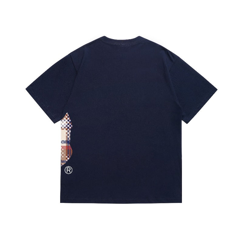 Bathing Shark and ape head print T Shirts NextBlock