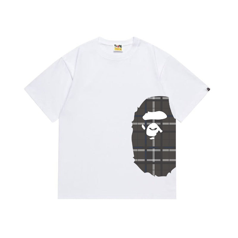 Bathing Shark and ape head print T Shirts NextBlock