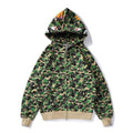 Bathing Shark and ape head print Hoodie Spring and Autumn Zipper Hoodie Sweater NextBlock