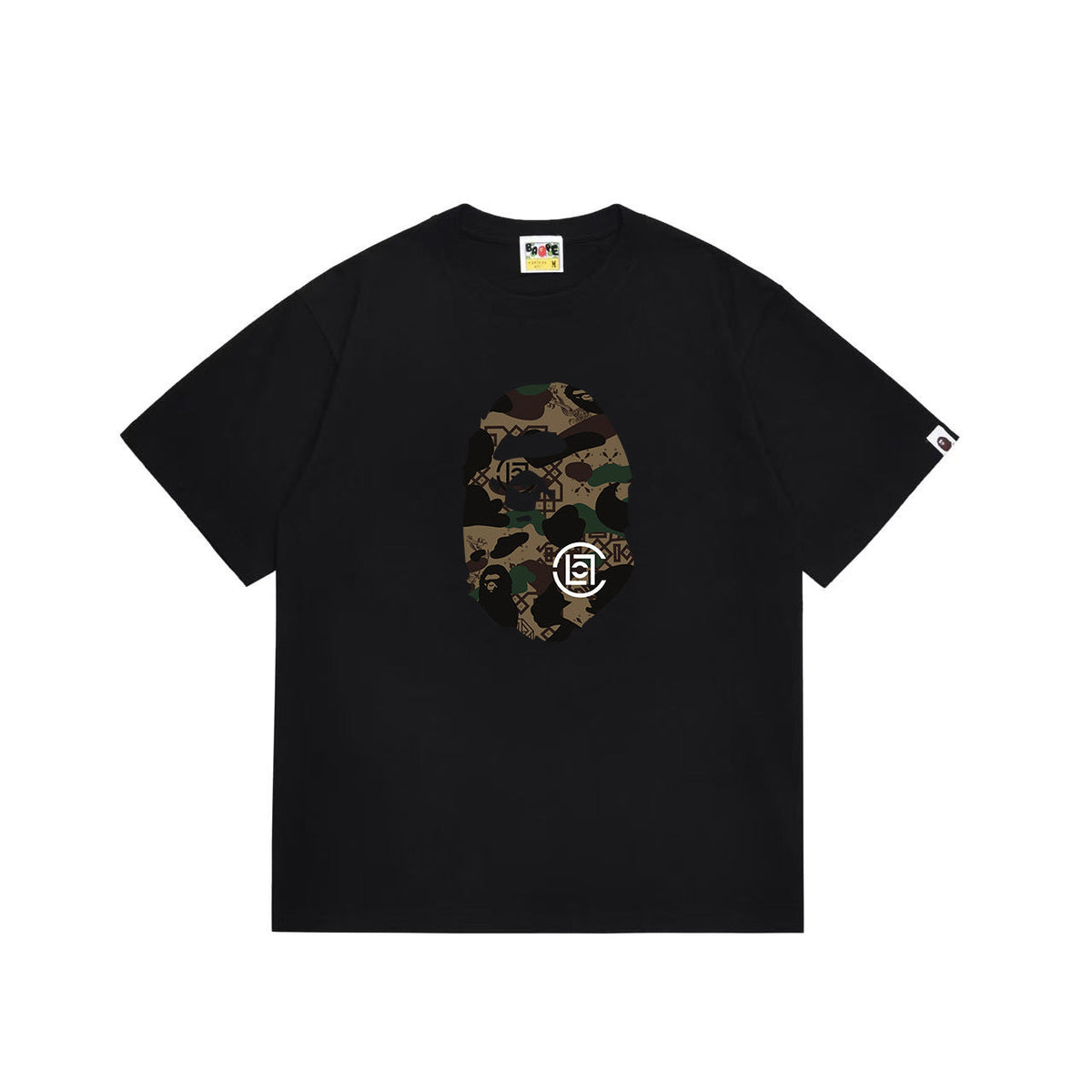 Bathing Shark and ape head print T Shirts NextBlock
