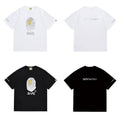 Bathing Shark and ape head print T Shirts NextBlock