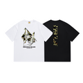 Bathing Shark and ape head print T Shirts NextBlock