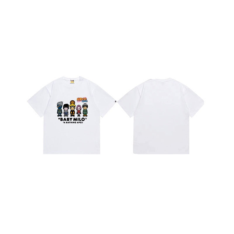 Bathing Shark and ape head print T Shirts NextBlock
