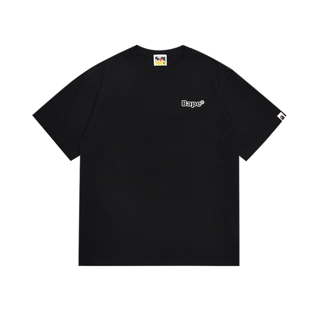 Bathing Shark and ape head print T-Shirt NextBlock