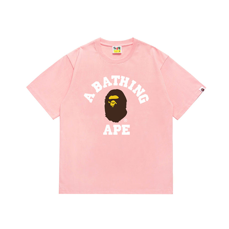 Bathing Shark and ape head print T Shirt NextBlock