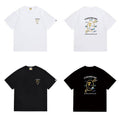 Bathing Shark and ape head print T Shirts NextBlock