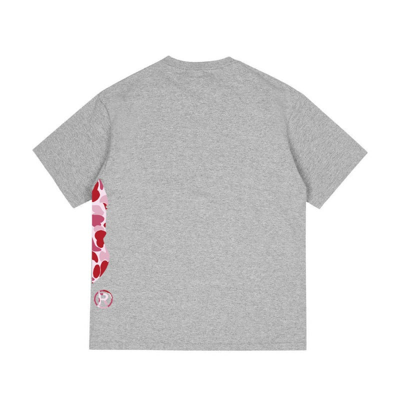 Bathing Shark and ape head print T Shirts NextBlock