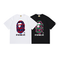 Bathing Shark and ape head print T Shirts NextBlock