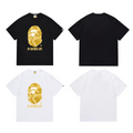 Bathing Shark and ape head print T-Shirt NextBlock