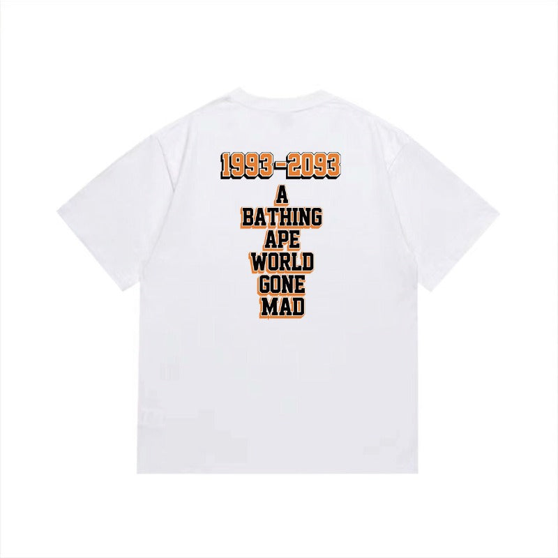 Bathing Shark and ape head print T Shirts NextBlock