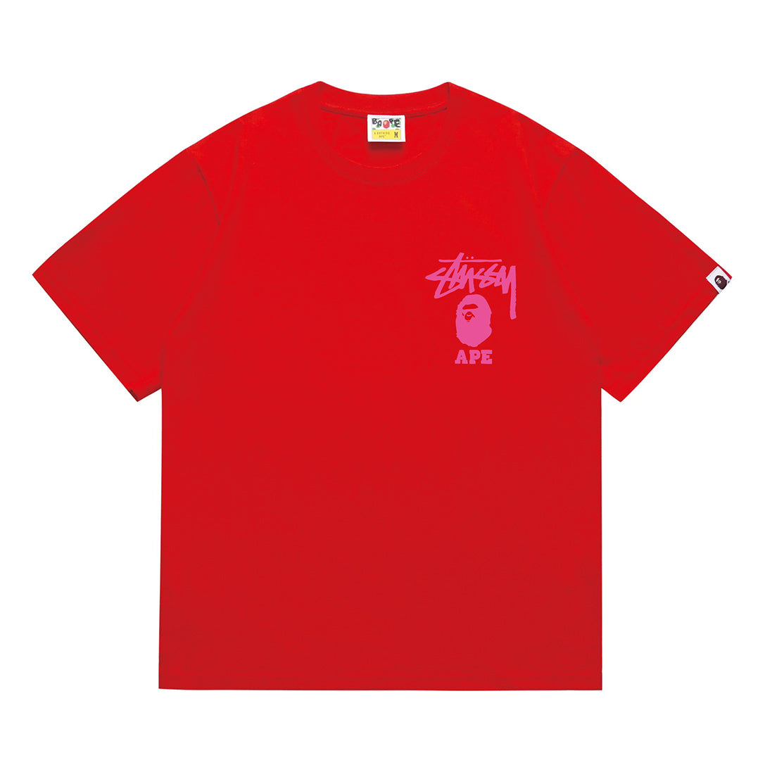 Bathing Shark and ape head print T-Shirt NextBlock