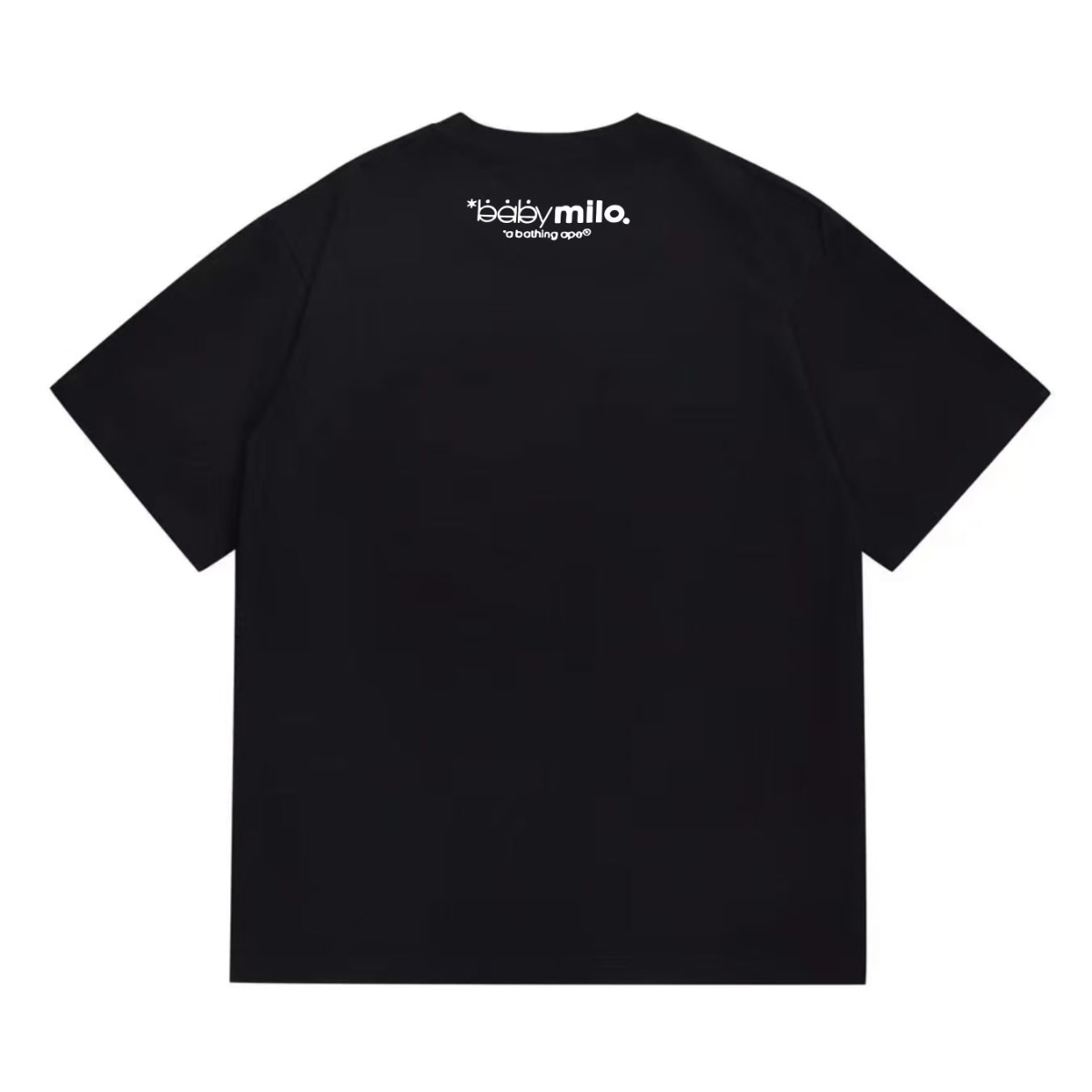 Bathing Shark and ape head print T-Shirt NextBlock