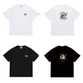 Bathing Shark and ape head print T Shirts NextBlock