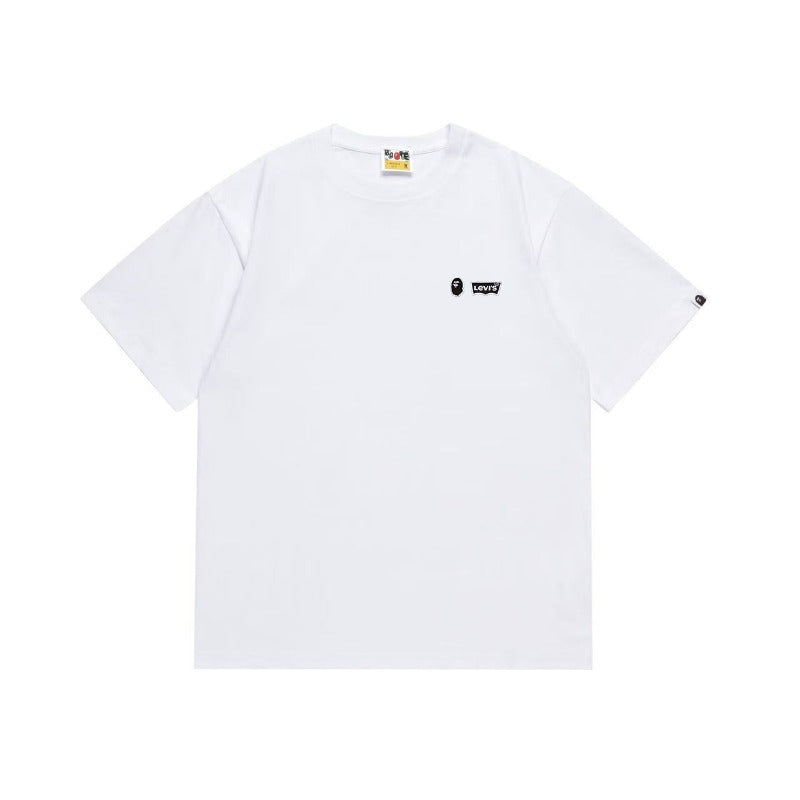 Bathing Shark and ape head print T Shirts NextBlock