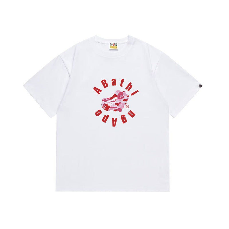 Bathing Shark and ape head print T Shirts NextBlock