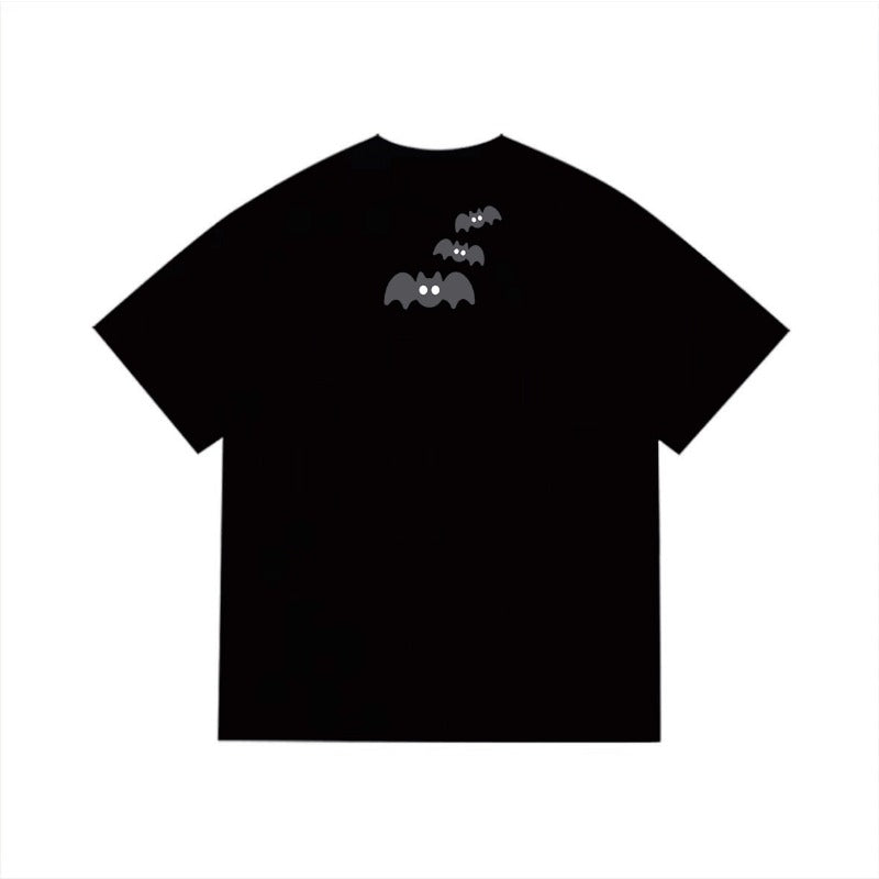 Bathing Shark and ape head print T Shirts NextBlock