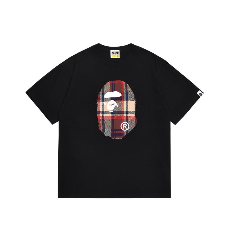 Bathing Shark and ape head print T Shirts NextBlock