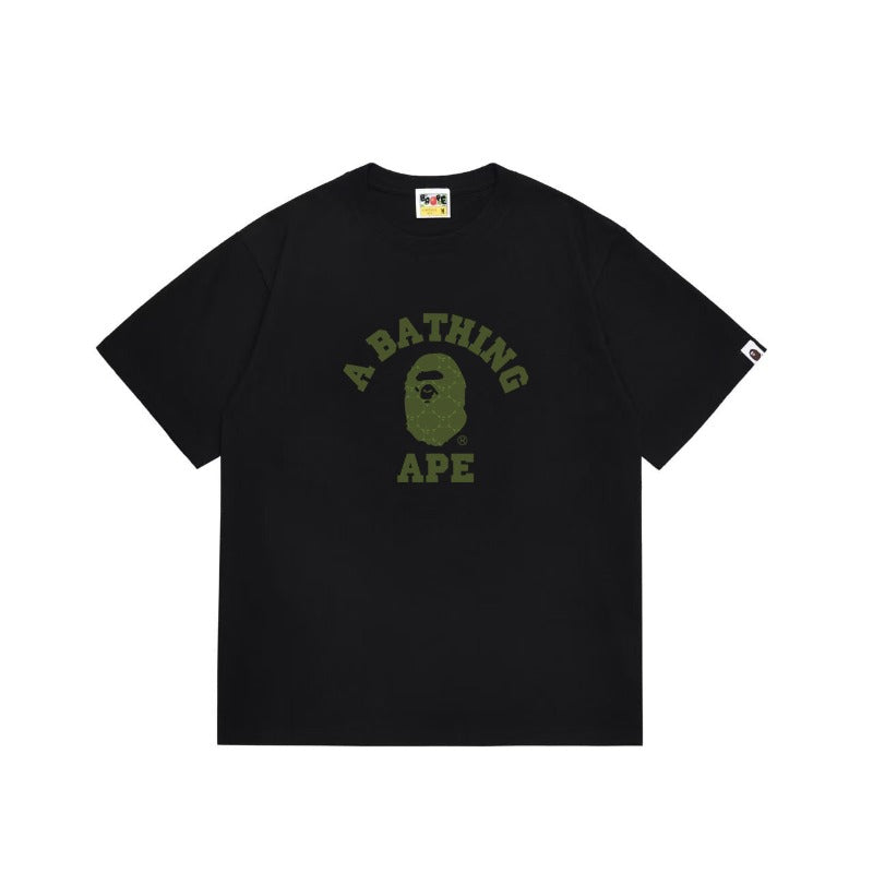 Bathing Shark and ape head print T Shirts NextBlock