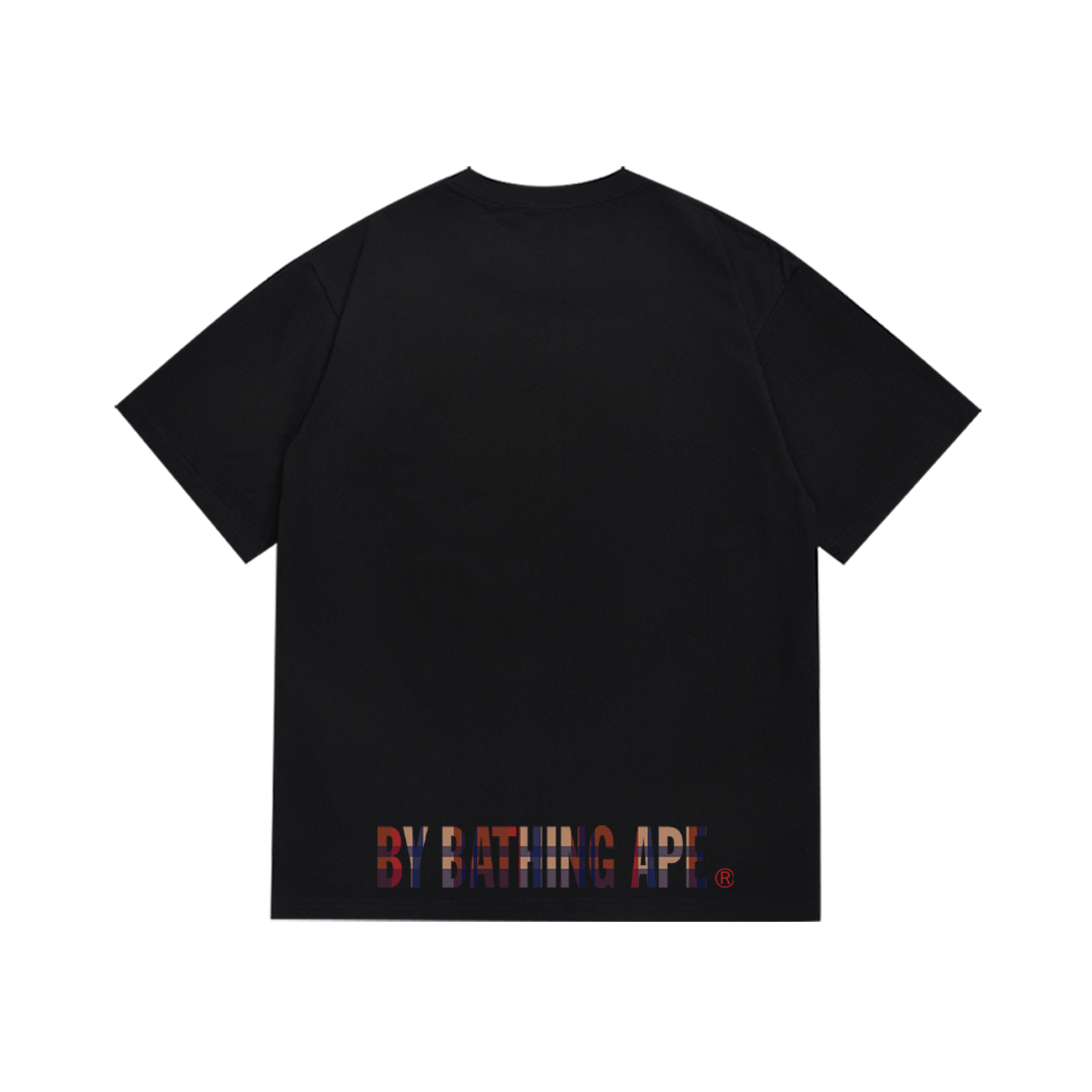 Bathing Shark and ape head print T-Shirt NextBlock