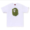 BAPE Bathing Shark and ape head print T Shirt NextBlock