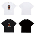Bathing Shark and ape head print T Shirts NextBlock