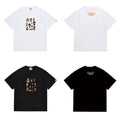 Bathing Shark and ape head print T Shirts NextBlock