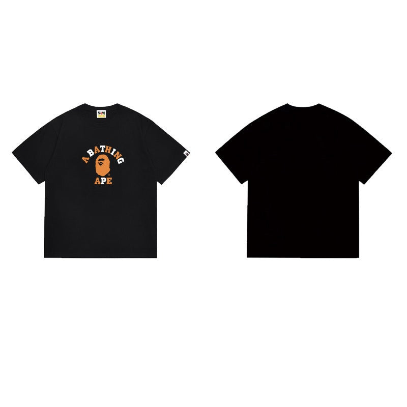 Bathing Shark and ape head print T Shirts NextBlock