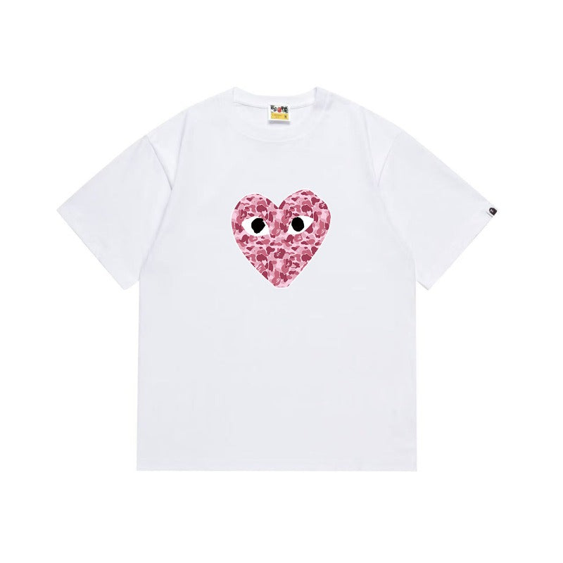 Bathing Shark and ape head print T Shirts NextBlock