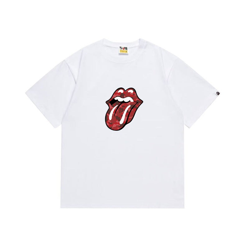 Bathing Shark and ape head print T Shirts NextBlock