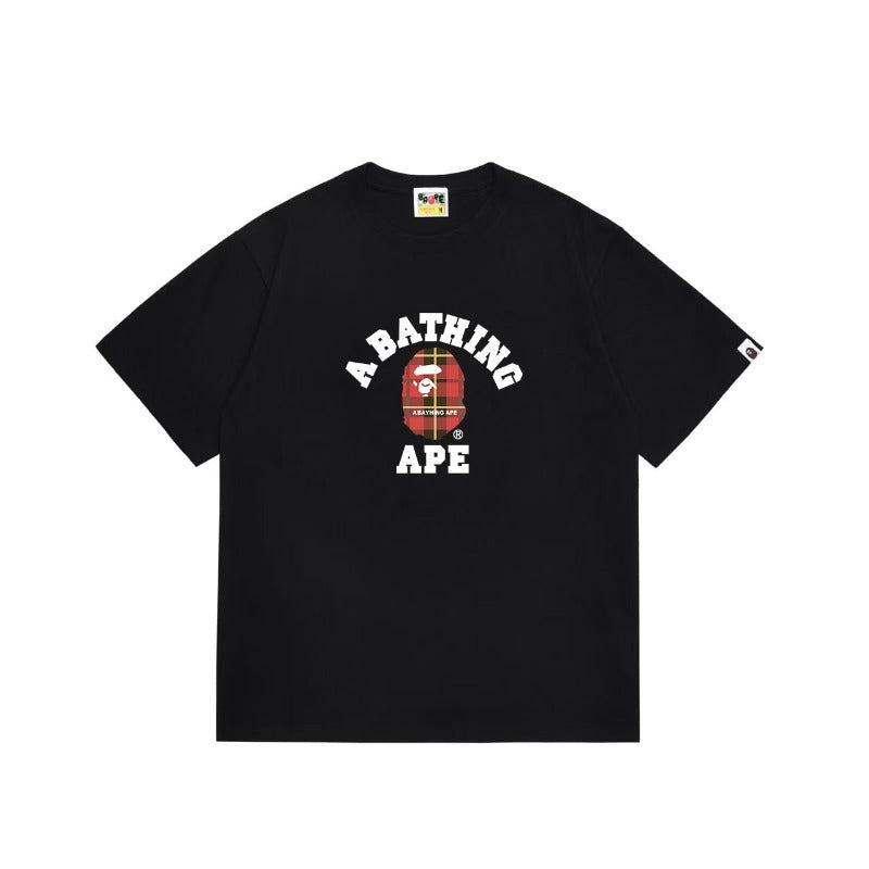 Bathing Shark and ape head print T Shirts NextBlock