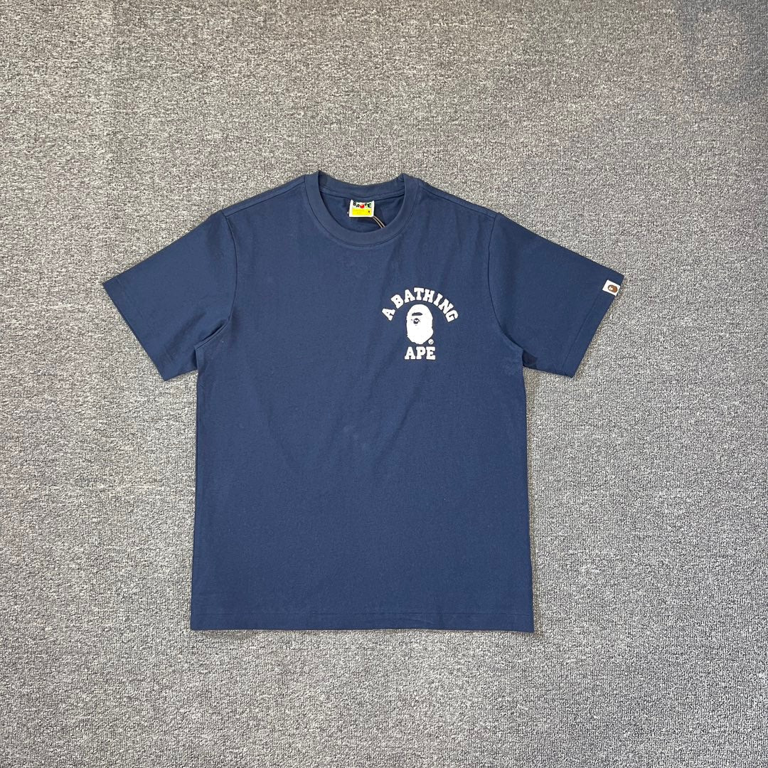 Bathing Shark and ape head print T-Shirt NextBlock