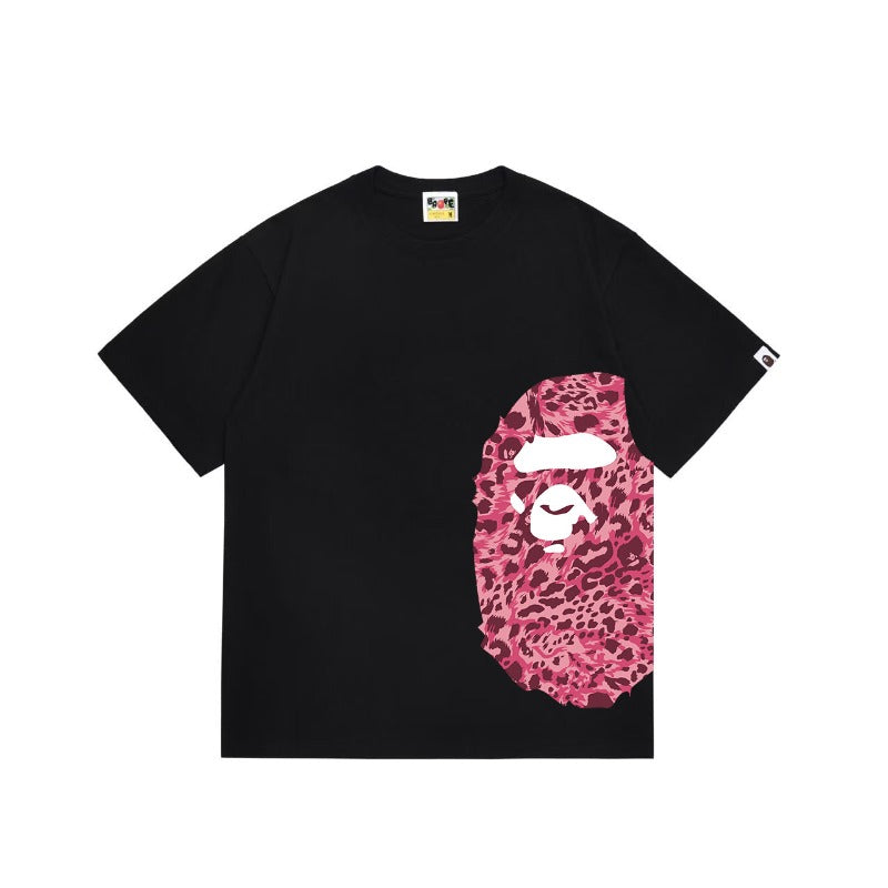 Bathing Shark and ape head print T Shirts NextBlock