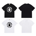 Bathing Shark and ape head print T-Shirt NextBlock