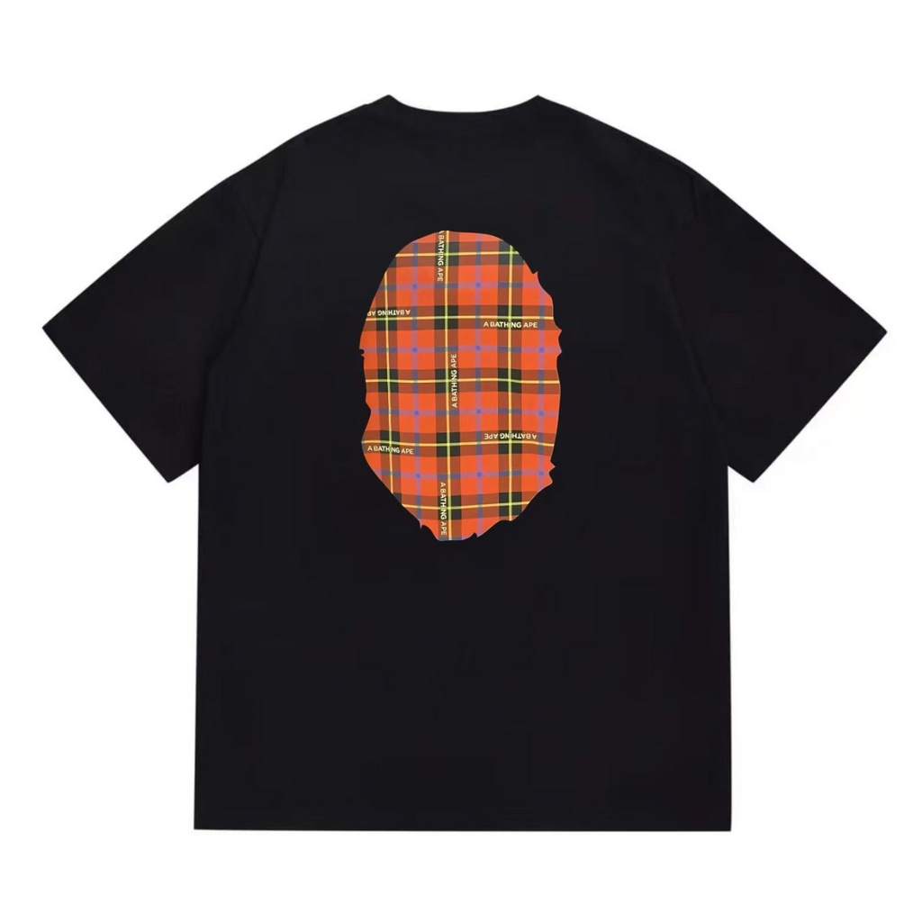 Bathing Shark and ape head print T-Shirt NextBlock