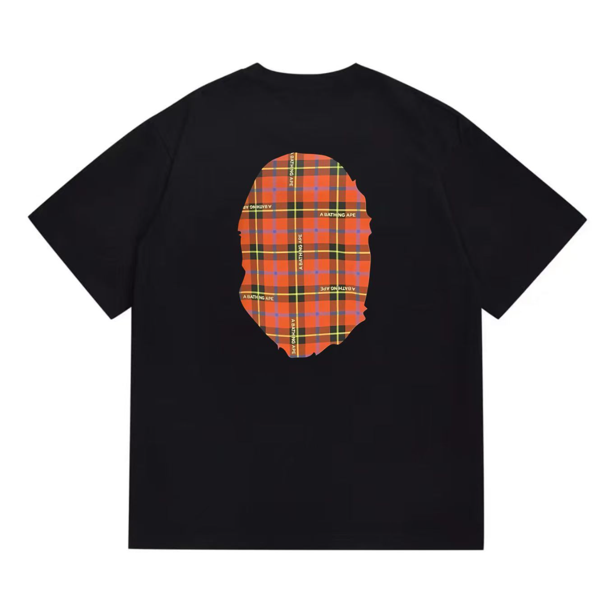Bathing Shark and ape head print T-Shirt NextBlock