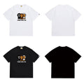 Bathing Shark and ape head print T Shirts NextBlock