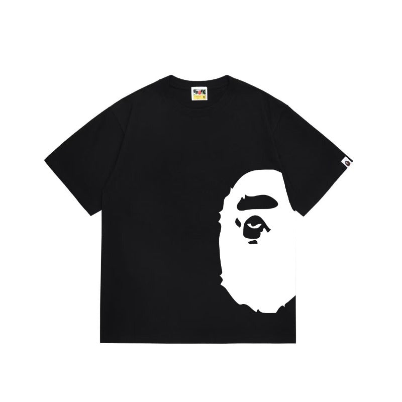 Bathing Shark and ape head print T Shirts NextBlock