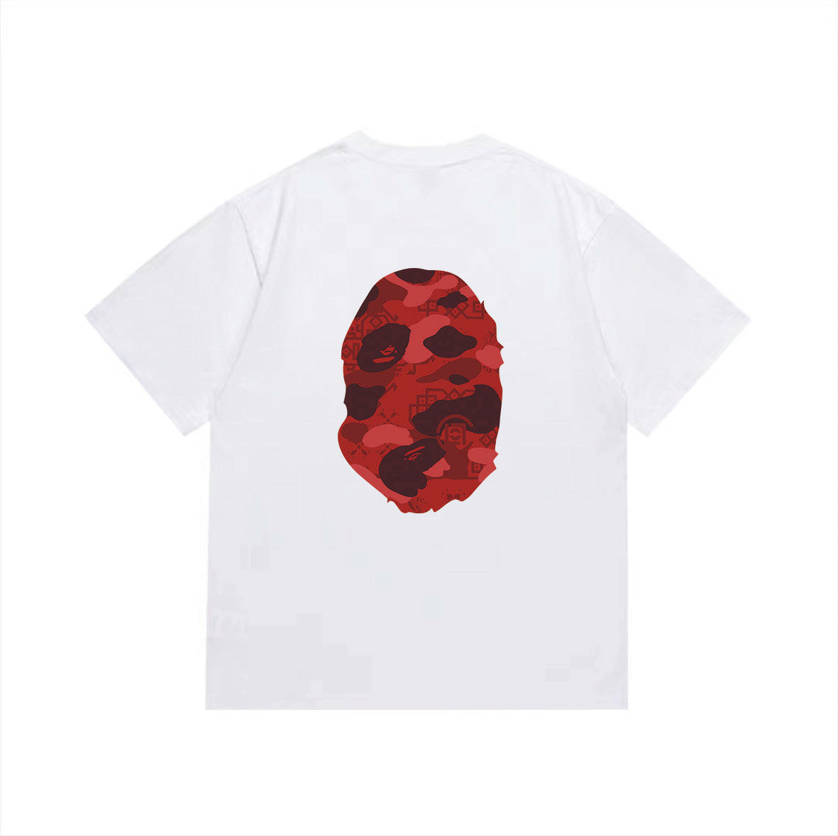 Bathing Shark and ape head print T Shirts NextBlock